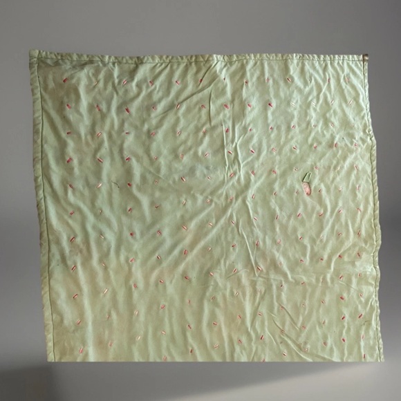 Vintage Puff Patchwork Biscuit Quilt One Of A Kind collectible 48”x63”